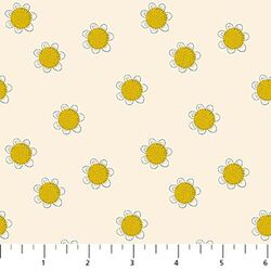 Floral Dots in Cream