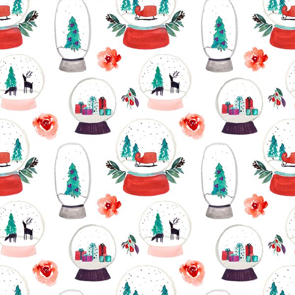 Snow Globe in White