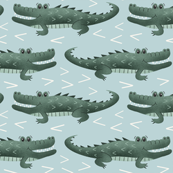 Large Gators in Clear Skies