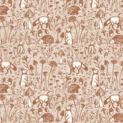 Woods of Whimsy in Cinnamon on Cream