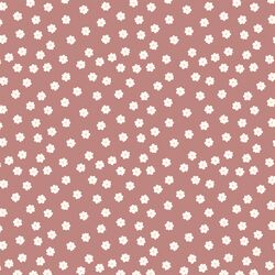 Ditsy Floral in Light Dusty Rose