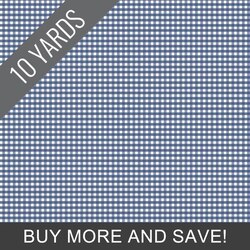 1/8" Gingham in Denim - 10 Yard Bolt