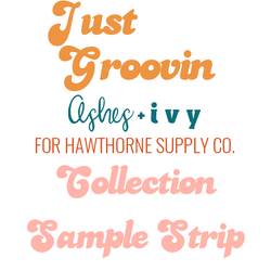 Just Groovin Sample Strip