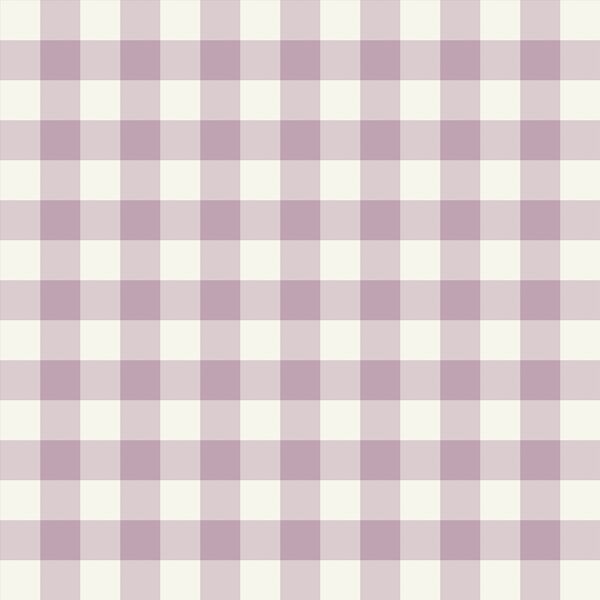 Springtime Gingham in Lilac