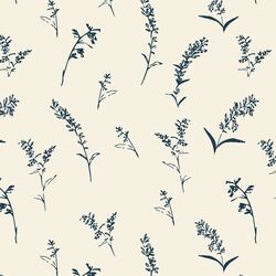 Season Change in Evening Blue on Porcelain