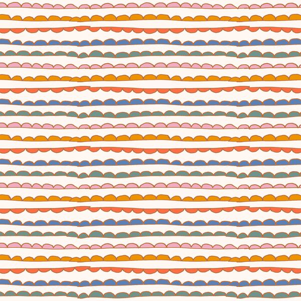 Scallop Stripe in Retro