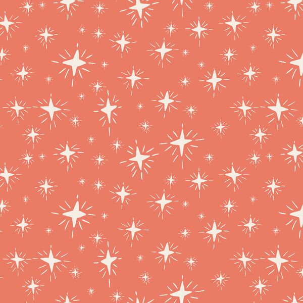 Sparkle Stars in Bright Berry Red