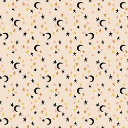Small Moonlit Stars in Halloween