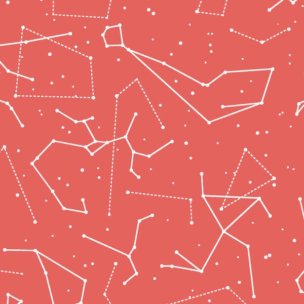 Star Charts in Salmon