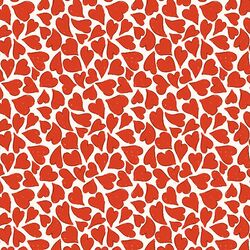 Love Hearts in Valentine Red