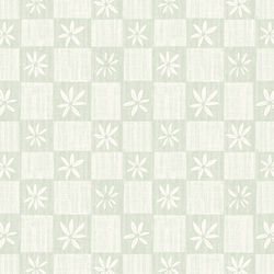 Daisy Checkers in Canary Green