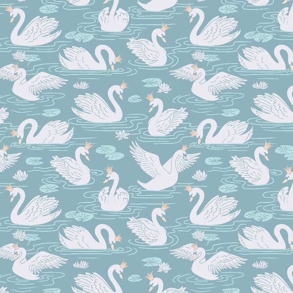 Swan Princess in Gentle Breeze