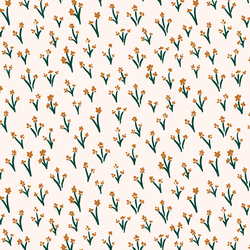 Park Flowers in Ochre