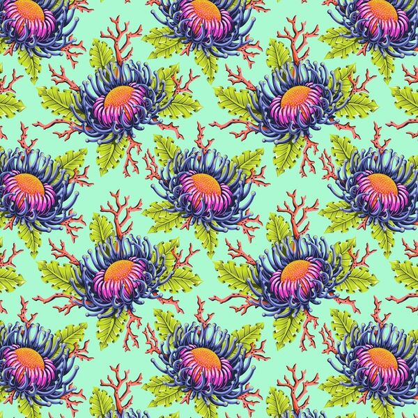 Friends and Anemones in Seafoam