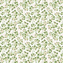 Tiny Strawberry Flowers in Spring