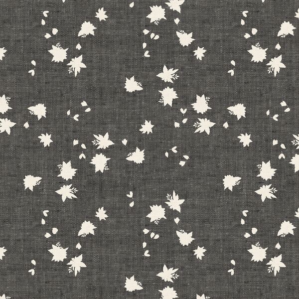 Scattered Floral in Coal