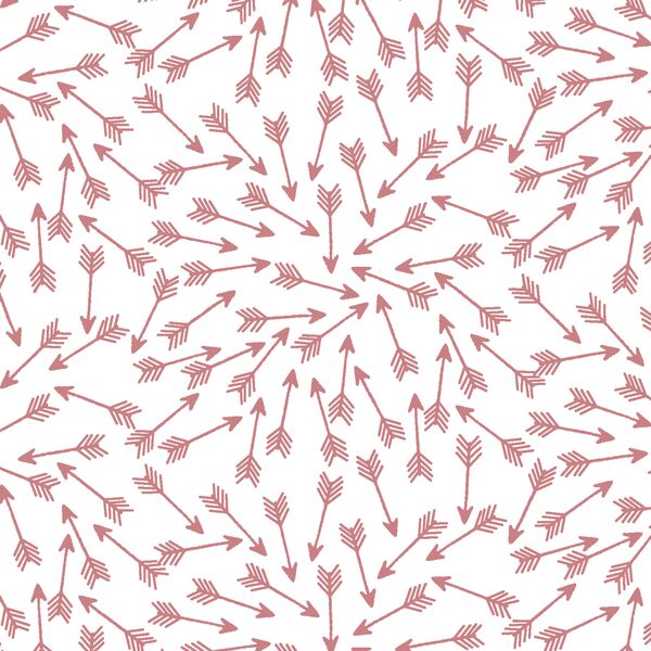 Arrows in Berry on White