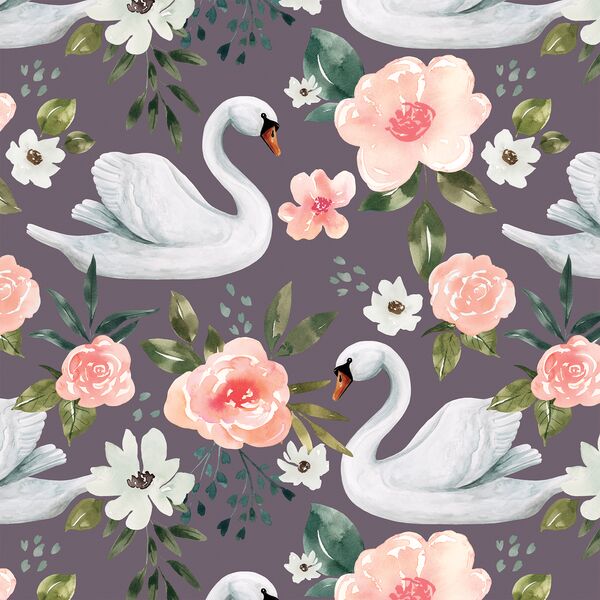 Swan in Plum
