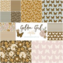 Golden Girl Fat Quarter Bundle