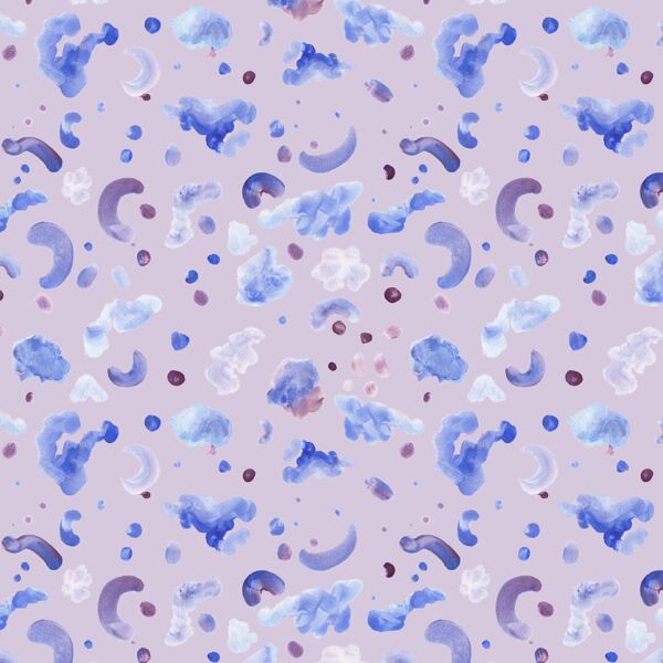 Cosmic Sky in Lilac Mist