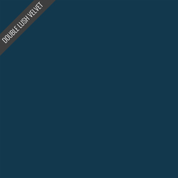 Double Lush Velvet Solid in Riley Navy