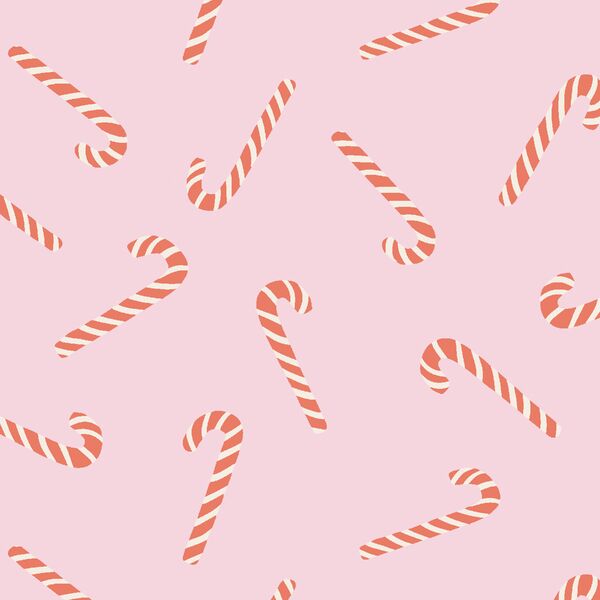 Large Candy Canes in Pink Floss