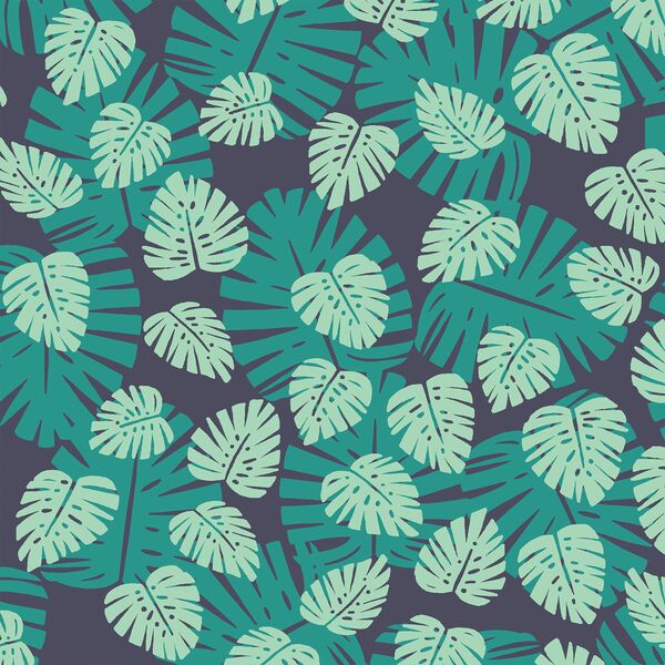 Monstera Canopy in Ink