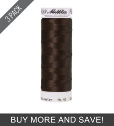Very Dark Brown (3406-0576) - Poly Sheen - 220 Yards (3 Pack)
