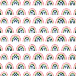 Little Always Rainbows in Spring Meadow