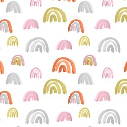 Scattered Rainbows in Sunny Day