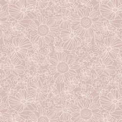 Sunflower Garden in Vintage Violet