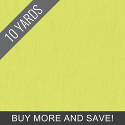 Artisan Cotton Yarn-Dye in Light Green Chartreuse - 10 Yard Bolt