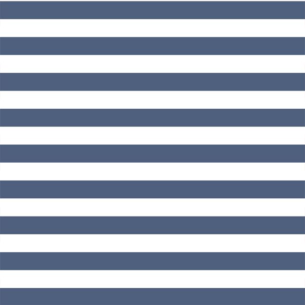 Horizontal Candy Stripe in Midnight
