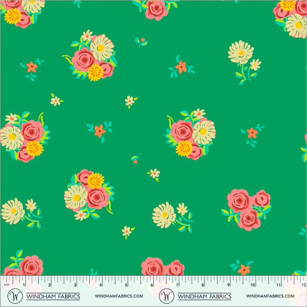 Denyse Floral in Green