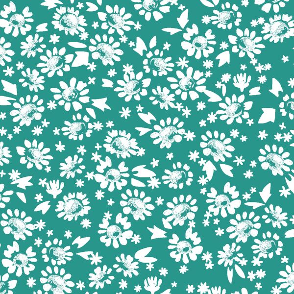 Daisies in Jade