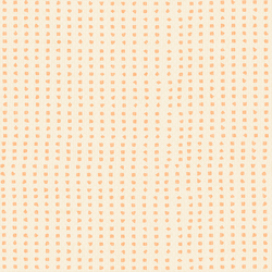 Tiled Geometric in Coral on Cream