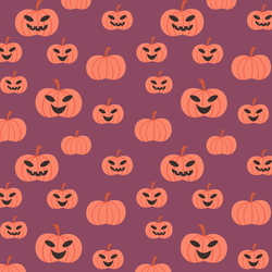 Scary Pumpkins in Grape