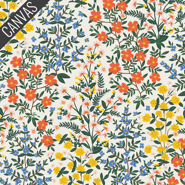 Wildwood Garden Canvas in Cream