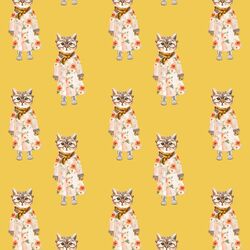 Little Miss Kitty in Yellow