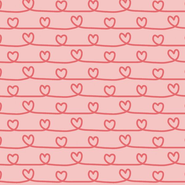 Large Heart Lines in Valentine