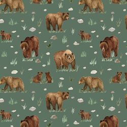 Grizzly Bears in Pine