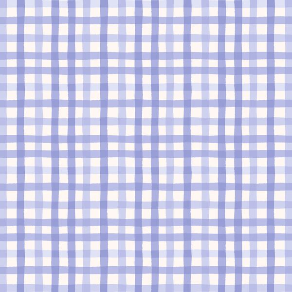Gingham in Periwinkle