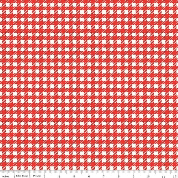 Plaid in Red