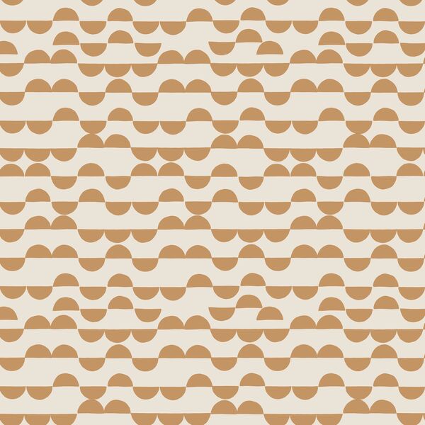Pebbles in Tawny on Cream