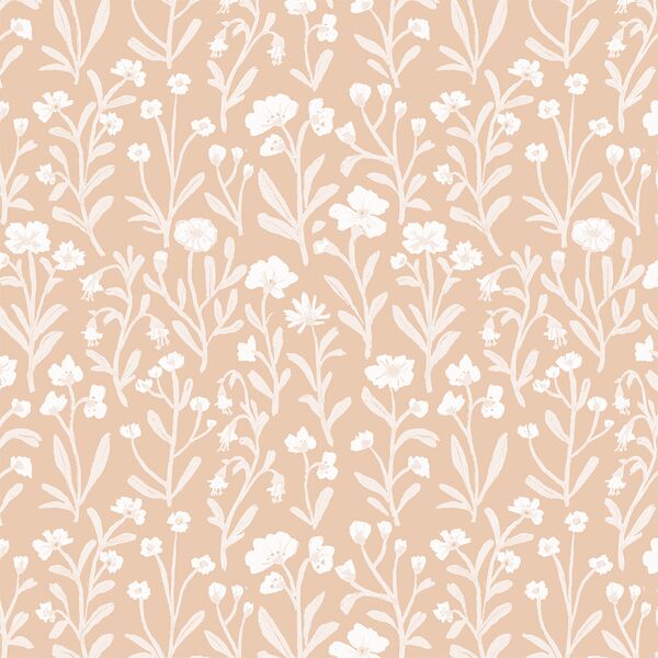 Wildflowers in Peach