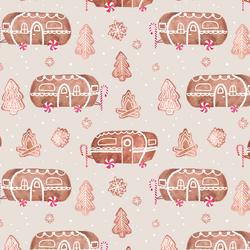 Gingerbread Campers in Oatmeal