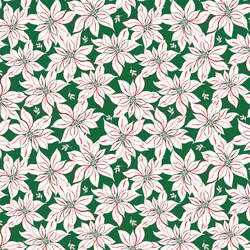 Poinsettia in Pine