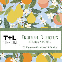 Fruitful Delights 5" Square Pack
