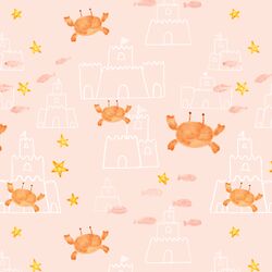 Beach Friends in Pink Sand