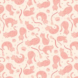 Kooky Kitties in Soft Petal